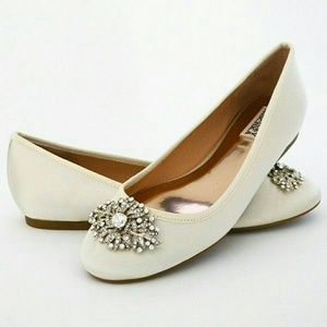 Badgley Mischka Abella Flats NIB